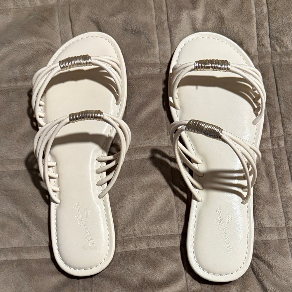 Target White Strappy Sandals